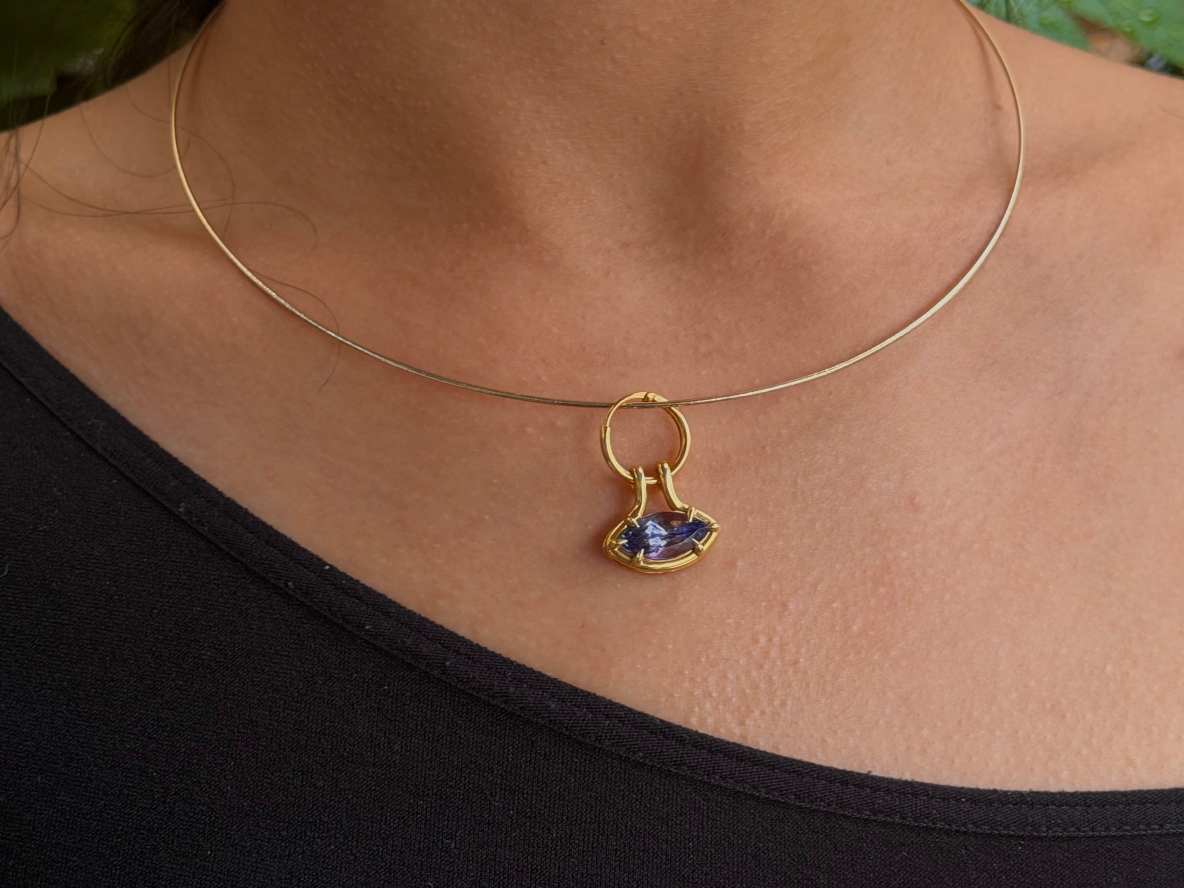 Vanessa Amethyst Marquise Charm