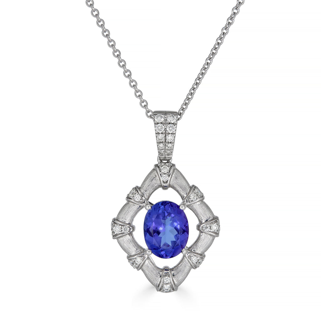The Chloe Pendant - 18K White Gold