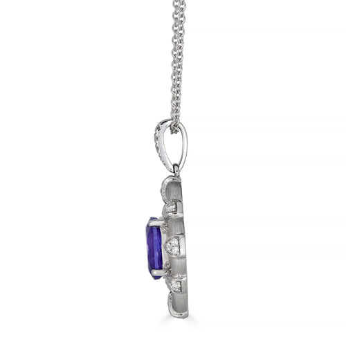 The Chloe Pendant - 18K White Gold
